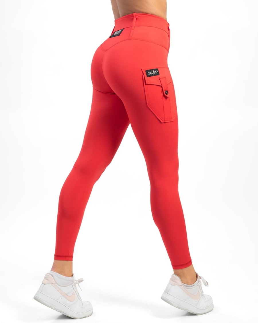 Gavelo Gavelo Cargo Leggings Radical Red Tights