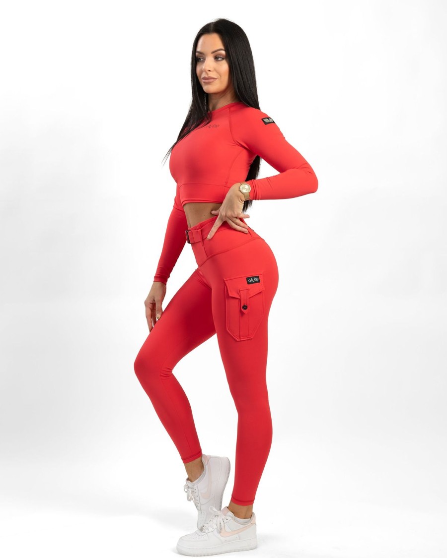 Gavelo Gavelo Cargo Leggings Radical Red Tights