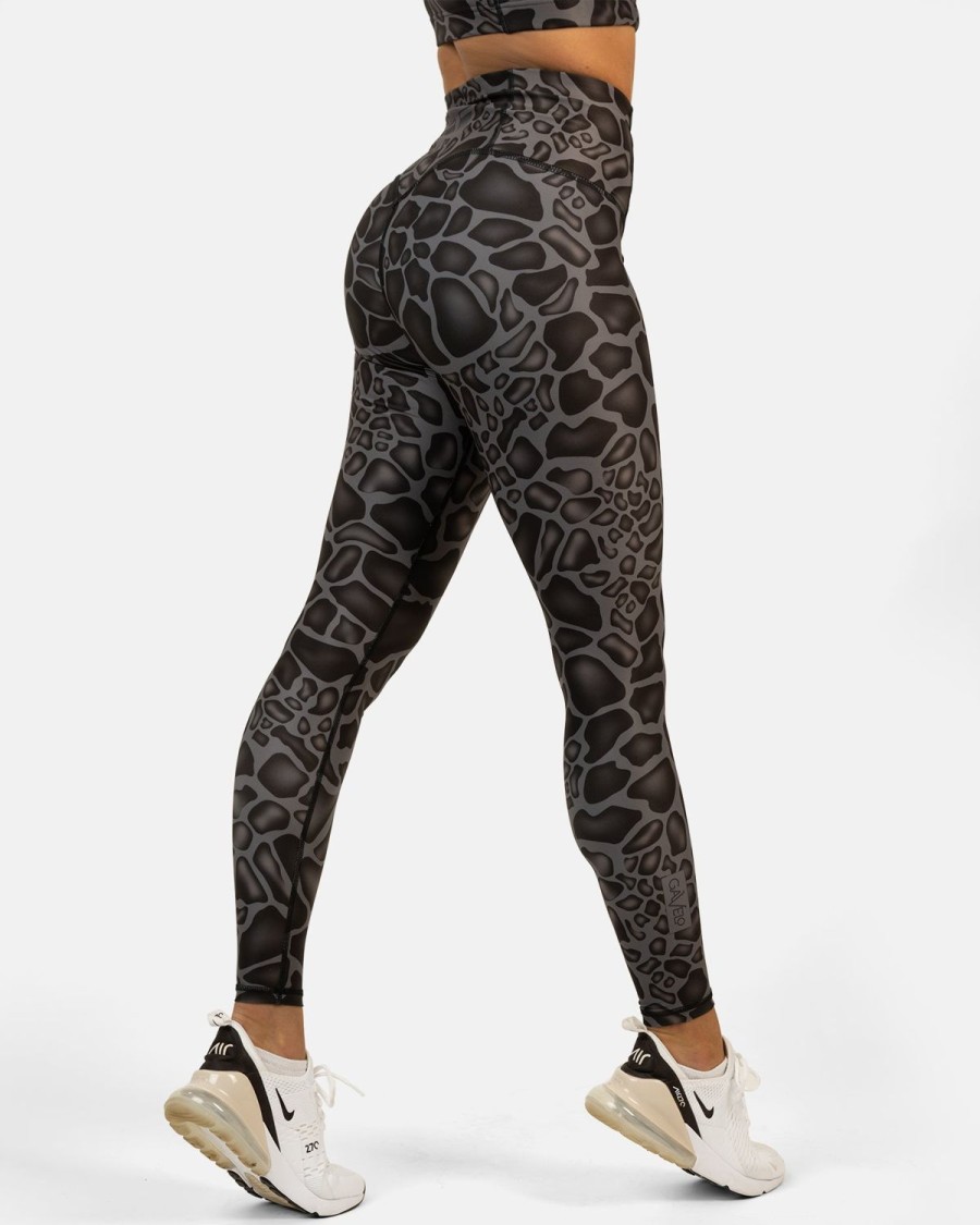 Gavelo Gavelo Giraffe Black Kompressionstights Tights