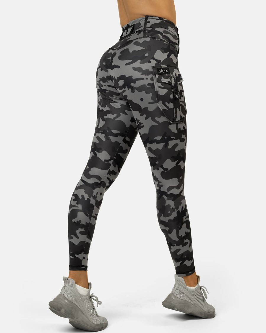 Gavelo Gavelo Cargo Camo Stealth Leggings Tights