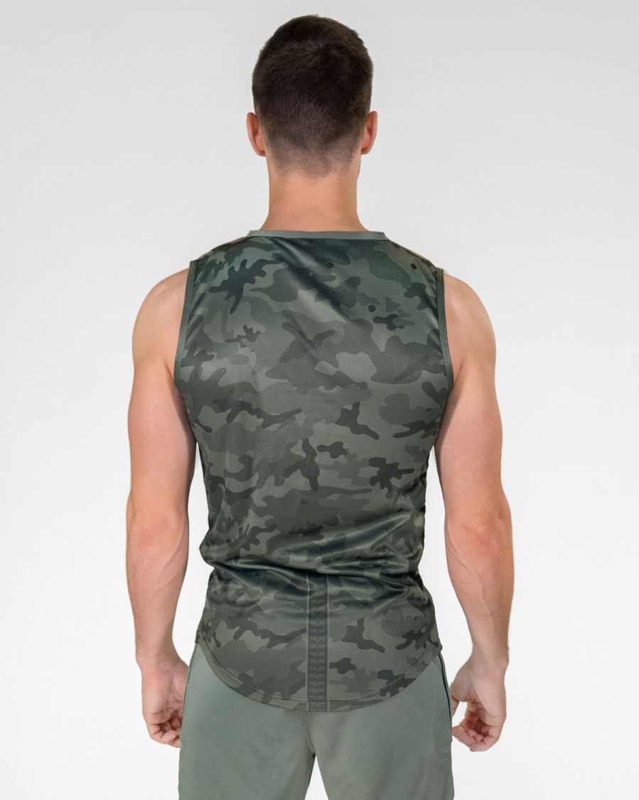 Gavelo Gavelo Sniper Green Sleeveless Tee T-Shirts & Linnen