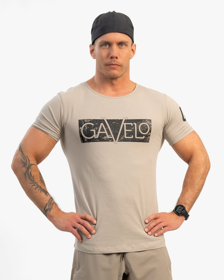 Gavelo Gavelo Sports Tee Beige T-Shirts & Linnen