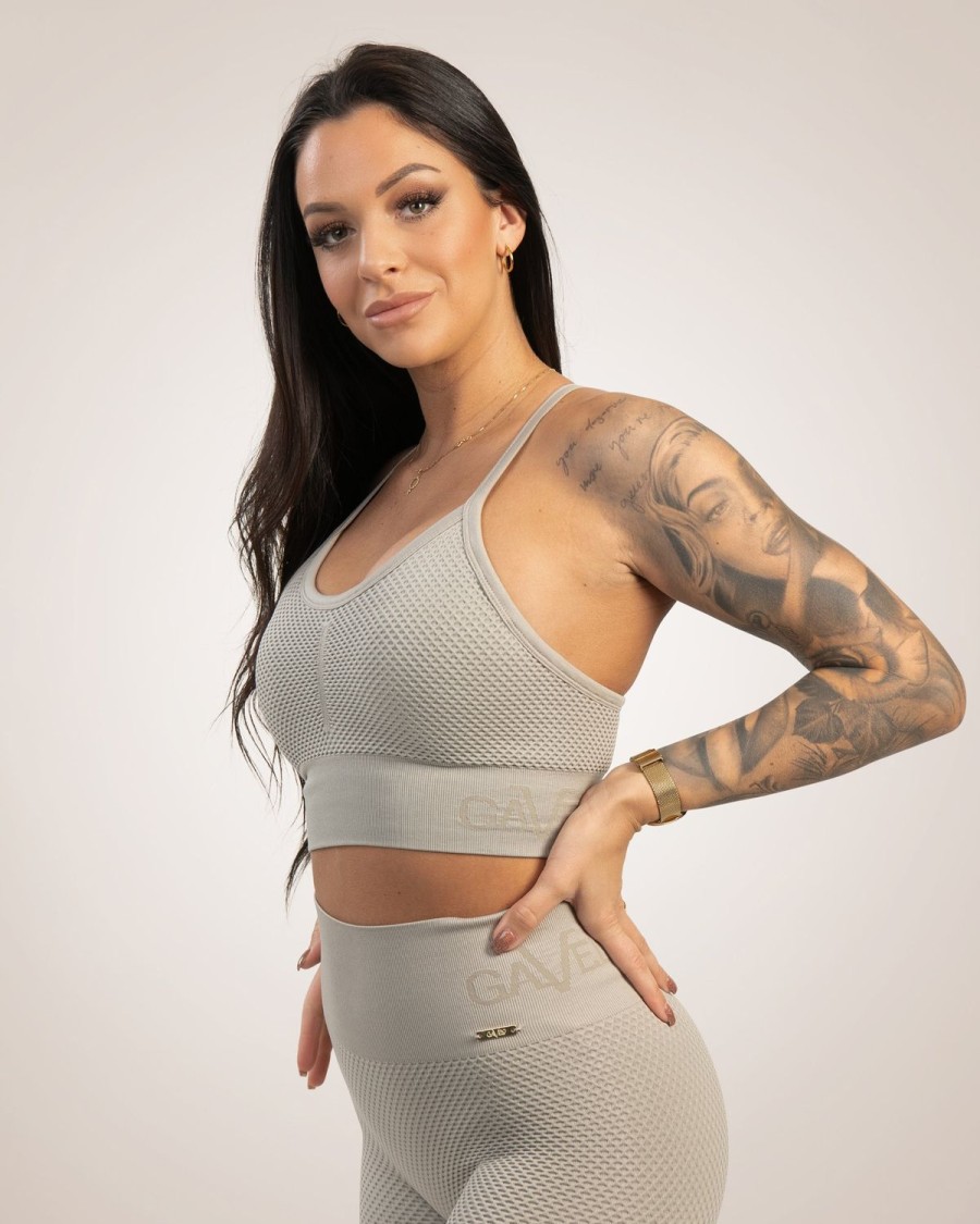 Gavelo Gavelo Seamless Honeycomb Beige Sport-Bh Sport Bh