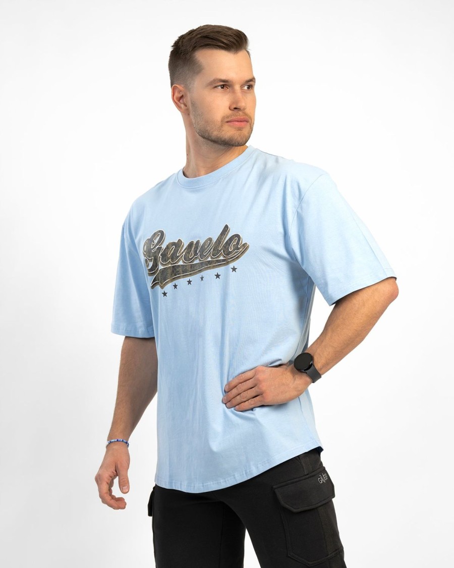 Gavelo Gavelo El Segundo Oversize T-Shirt Blue T-Shirts & Linnen