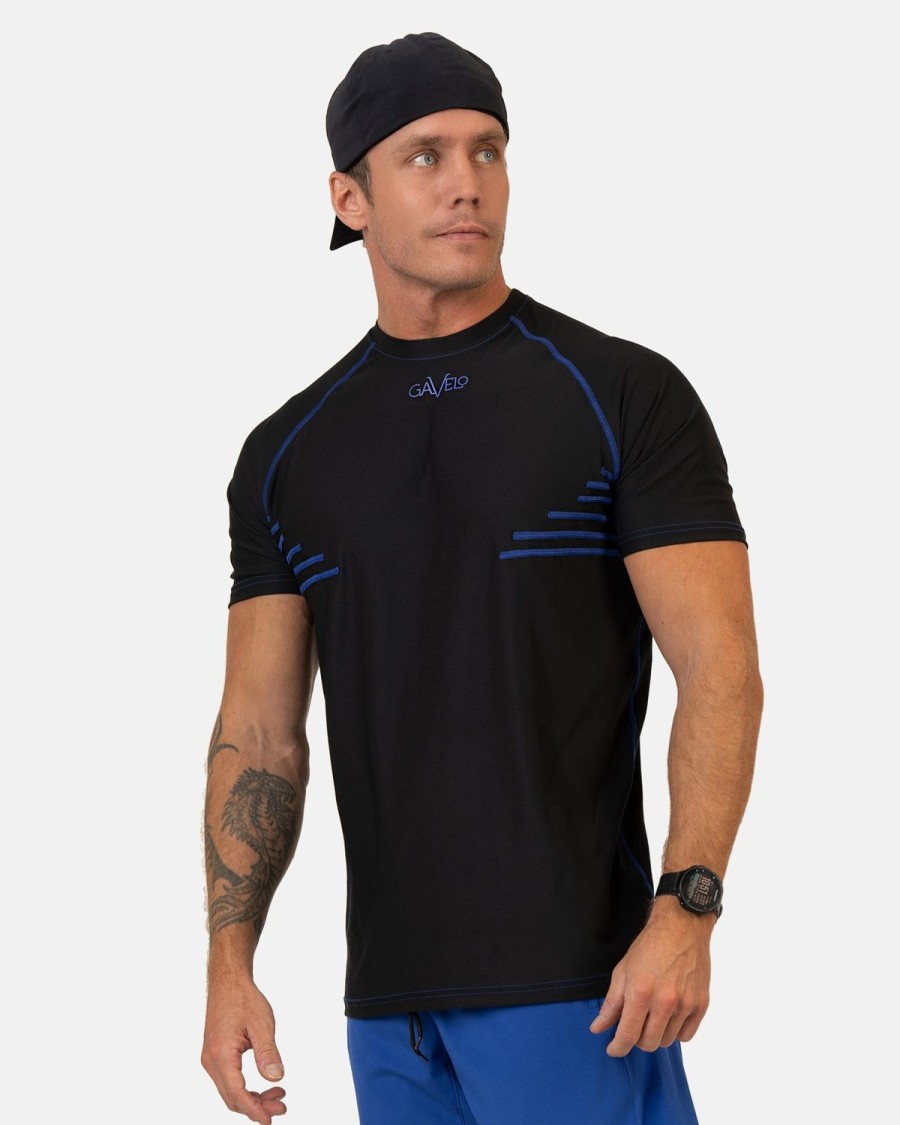 Gavelo Gavelo Performance Blueline Rashguard T-Shirt T-Shirts & Linnen