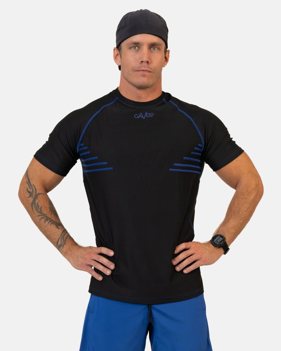 Gavelo Gavelo Performance Blueline Rashguard T-Shirt T-Shirts & Linnen