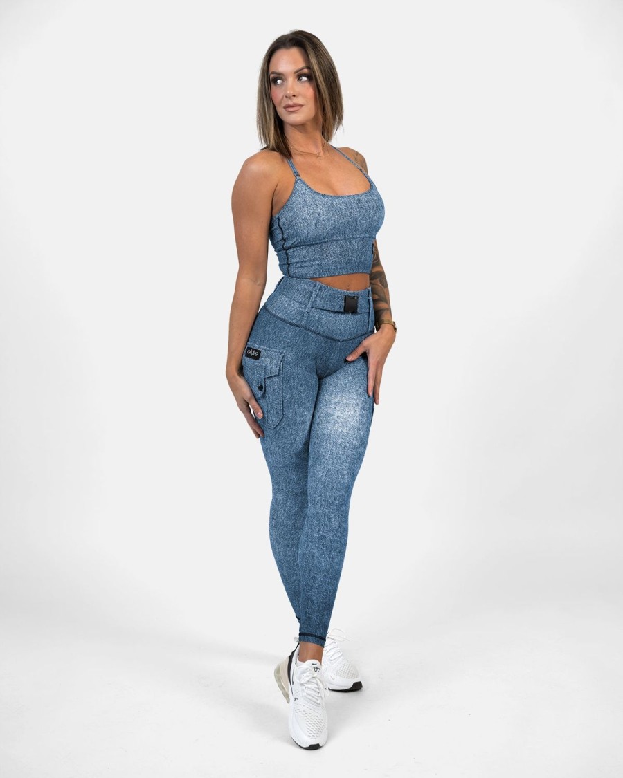 Gavelo Gavelo Cargo Denim Leggings Tights